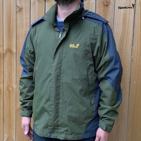 jack wolfskin jacket green